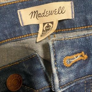 Madewell 9” rise jeans, size 25